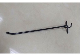 Гачок в перфорацію L-200, d5mm. крок 30мм. (чорний)